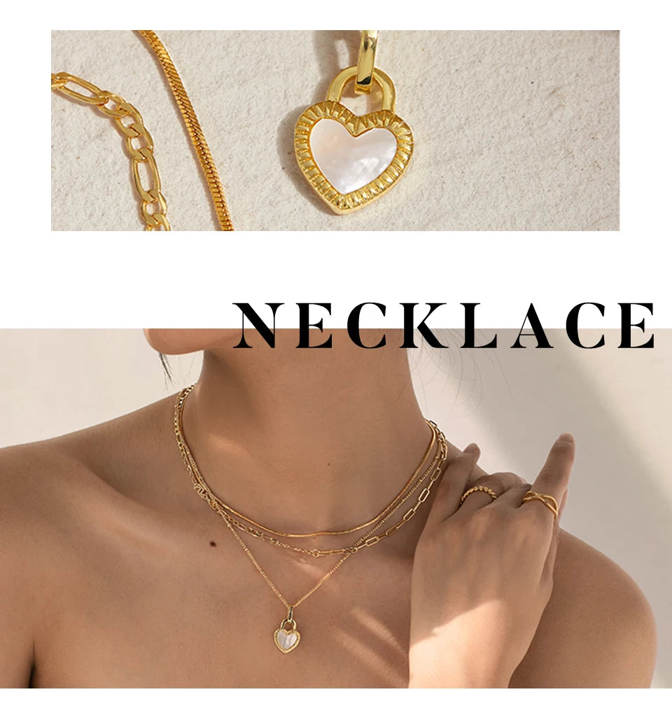 Peri'sbox Vintage Fashion Irregular Imitation Baroque Pearl Metal Copper Necklace for Women Punk Hip-Hop Statement Jewelry Gifts