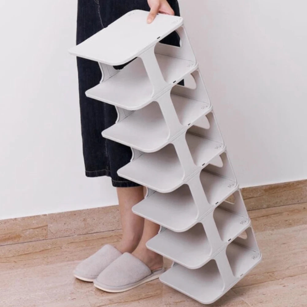 【Breeins】4/6-Tier Stackable Shoes Rack For Entryway Shoes Storage Organizer Shelf Home Decoration