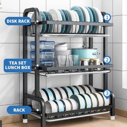 3-Tier Rust-Proof Dish Drying Rack – view 8