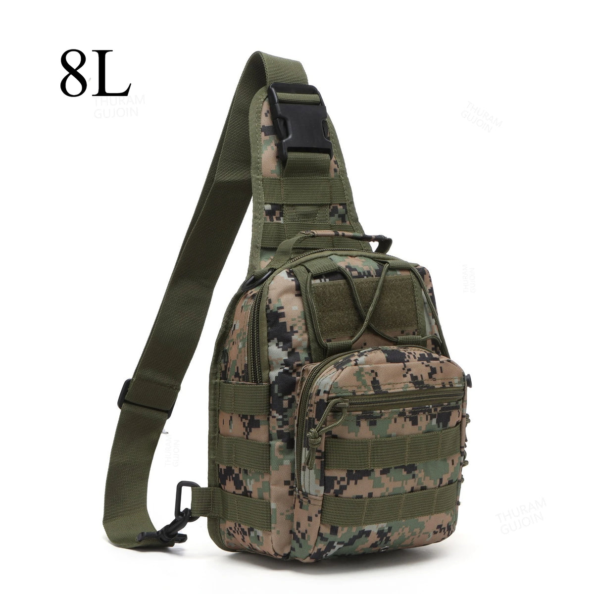 THURAM 8L/15L Outdoor Tactical Bag Backpack Sport Bag Pack Sling Shoulder Backpack Tactical Bag for Every Day Carry