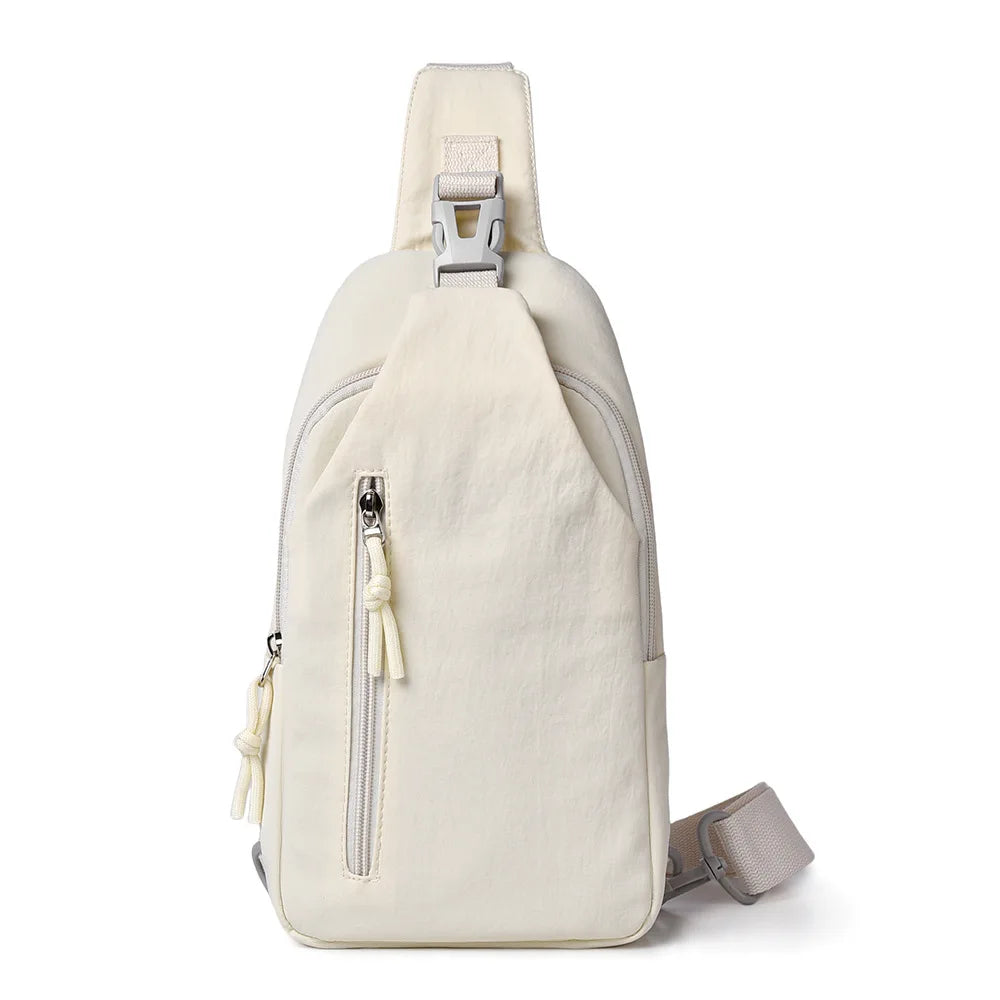 women's chest bag, men's casual single shoulder cross shoulder bag, anti splash trendy chest smart commuting travel cycling bag