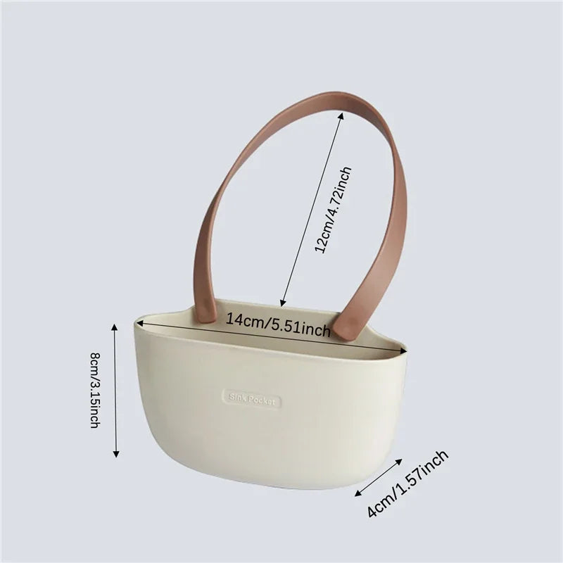 Kitchen Sink Holder Hanging Drain Basket - Soap Sponge Rack Faucet Holder - Kitchen Accessory New