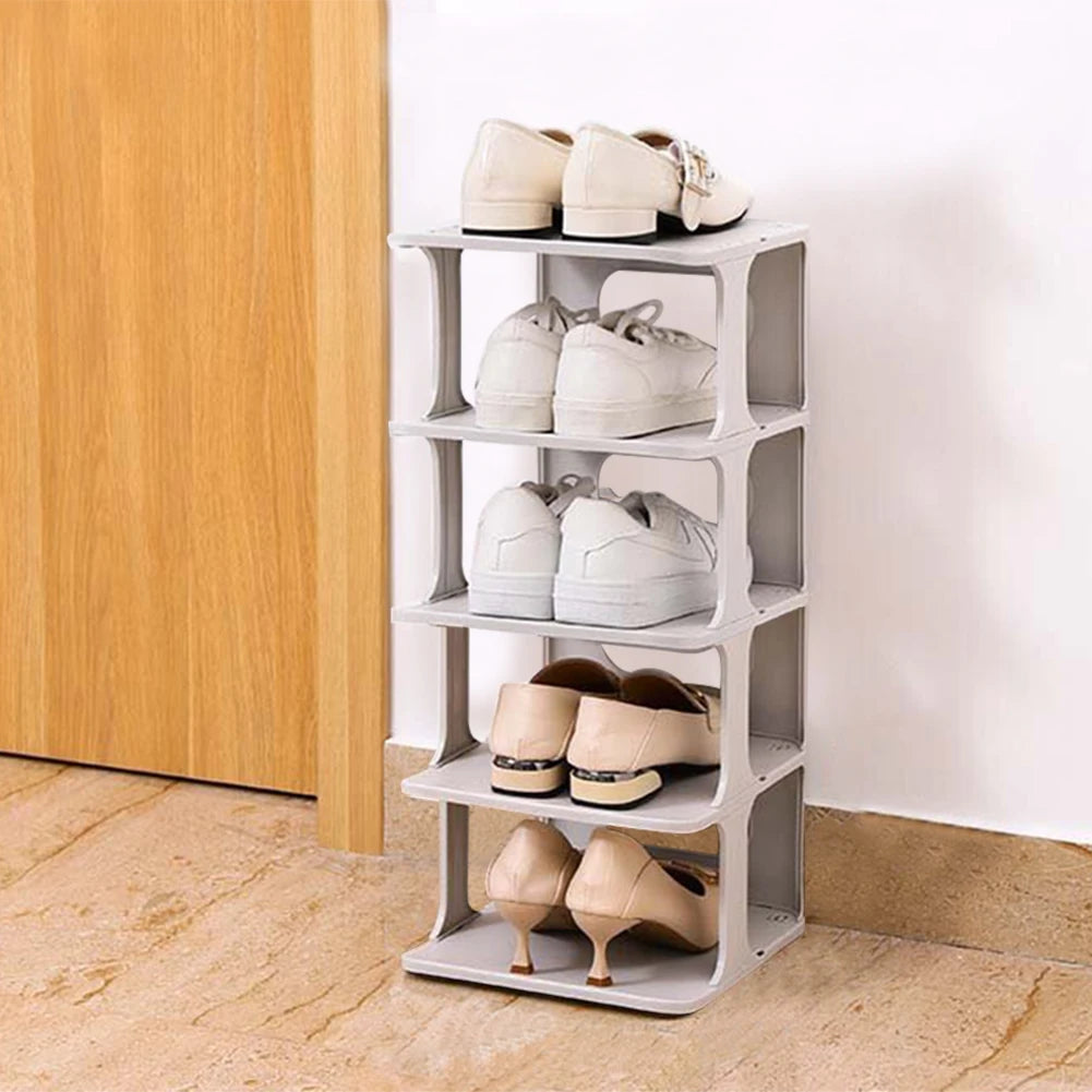 【Breeins】4/6-Tier Stackable Shoes Rack For Entryway Shoes Storage Organizer Shelf Home Decoration