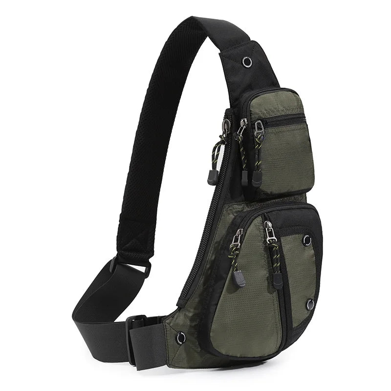 2026 New Oxford Cloth Men's Crossbody Bag Casual Single Shoulder Bag Fashion Street Style Backpack Leisure Chest Bag for Men