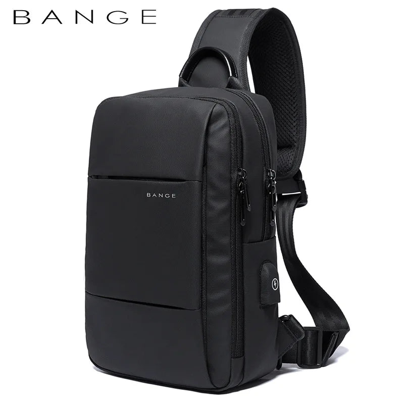 Fashion Men Travel Waterproof Leisure Business Chest Sports Packs Messenger Shoulder Sling Running Bag Men's Boys