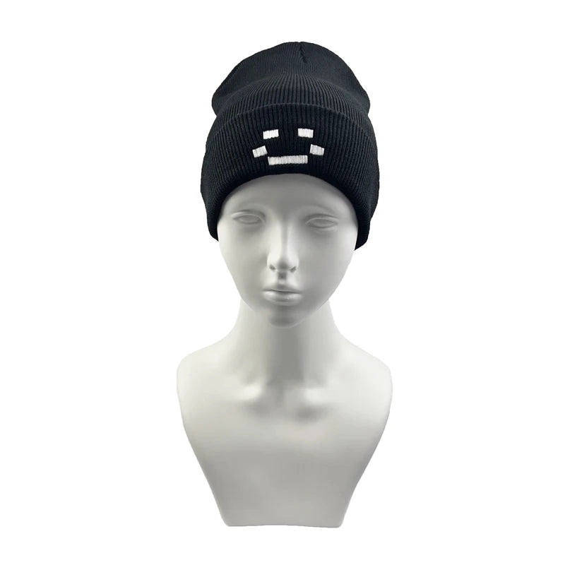 Autumn Winter Women Men Embroidery Knitted Hat Quackity Warm Beanies Hats It Makes You Look Cool