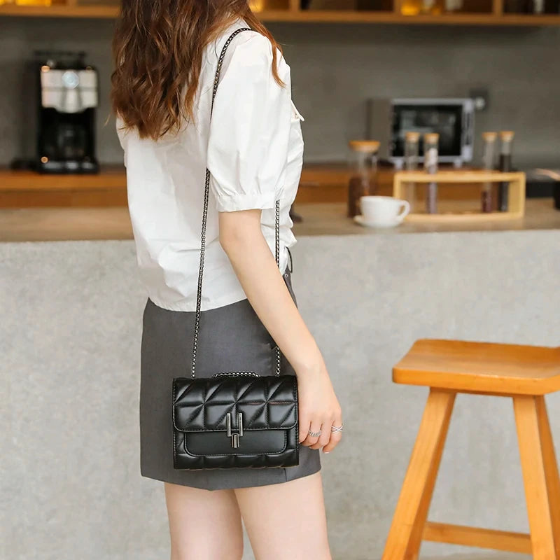 Luxury Designer Shoulder Bag Handbag Women Leather Chain Crossbody Bags For Women's Handbags Messenger Female Clutch Bags