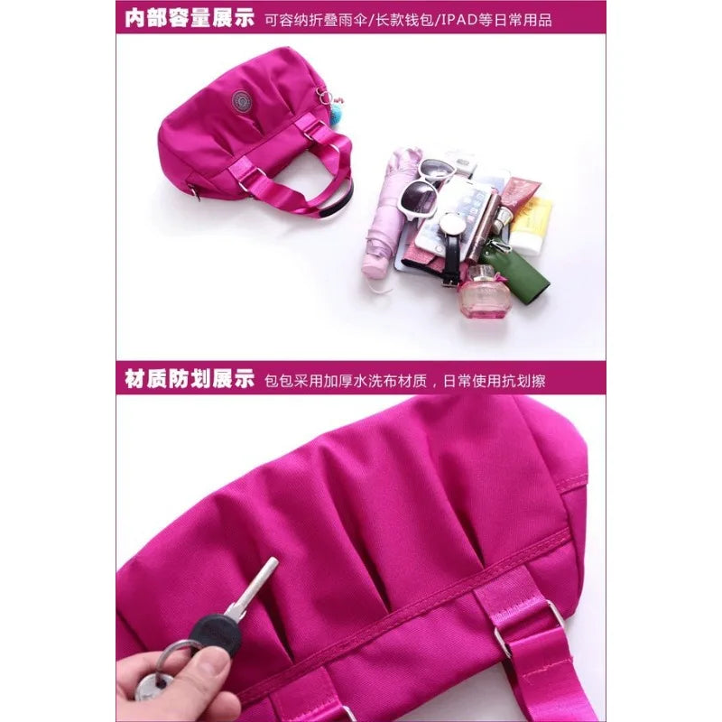 New style trendy nylon oxford cloth bag casual one-shoulder slant straddle women's small bag crossbody bag