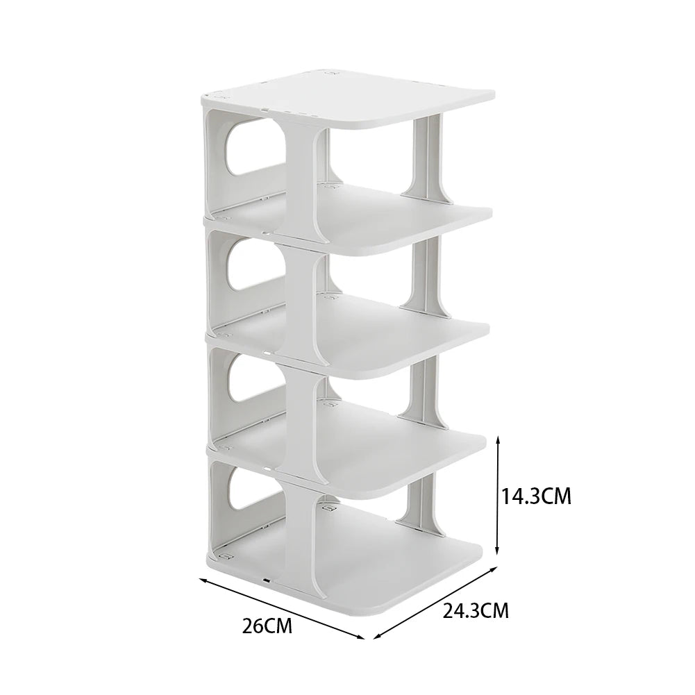 【Breeins】4/6-Tier Stackable Shoes Rack For Entryway Shoes Storage Organizer Shelf Home Decoration