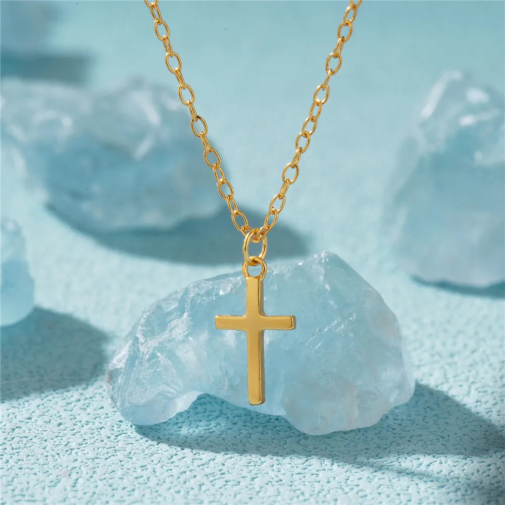 CANNER New 925 Sterling Silver Mini Zircon Pendant Necklaces Chain For Women Necklace Chains Fine Jewelry Gift Collares подвеска