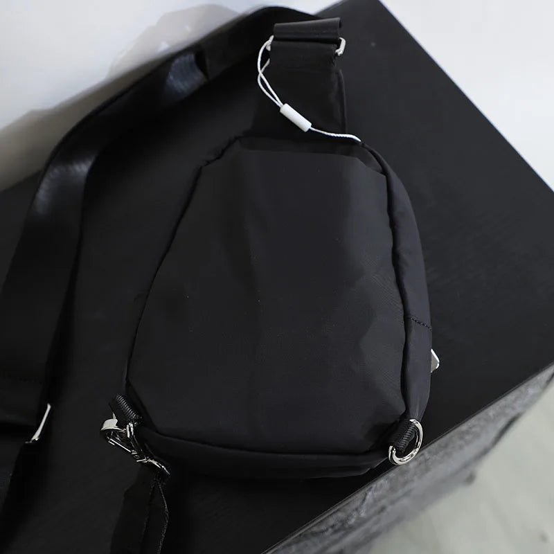 Adjustable Crossbody Chest Bag Travel Single Shoulder Bag Multifunctional Sling Bag Polyester Zipper Closure Casual Leisure