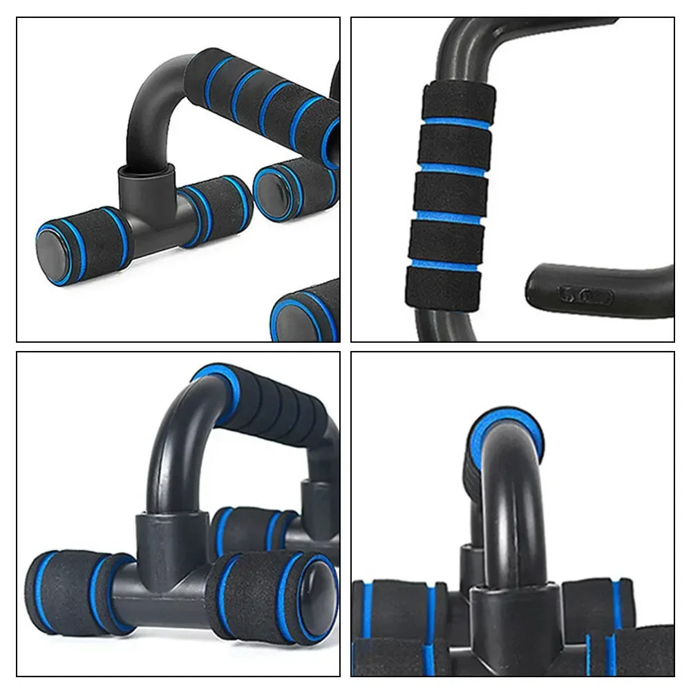 H-shaped Push-Up Stand Assist Trainer, Foldable Fitness Equipment for Chest Abdomen Arms and Back Training, Fitness Equipment
