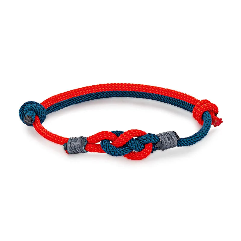 MKENDN Lucky Men Women Sauvignon Blanc knot Rope Bracelet For Lovers Distance Couple Bracelet Minimalist Yoga Meditation Gifts
