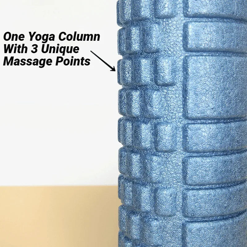 High-Density Solid Core For Muscle Recovery/Massage, Durable Fitness Tool 33Cm Foam Roller Yoga Massage