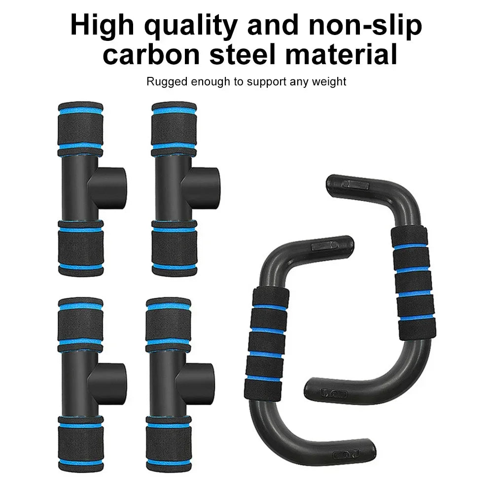 H-shaped Push-Up Stand Assist Trainer, Foldable Fitness Equipment for Chest Abdomen Arms and Back Training, Fitness Equipment