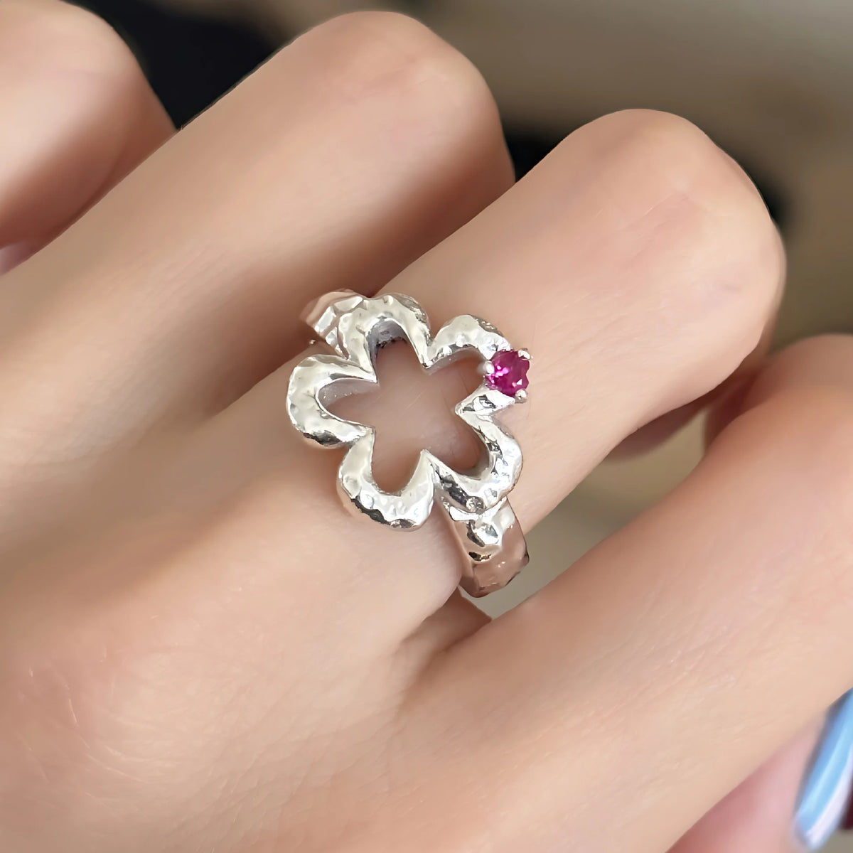 Sam Panda 925 Sterling Silver Rings For Women Men Fine Jewelry Finger Adjustable Open Wing Shape Ring For Party Birthday Gift