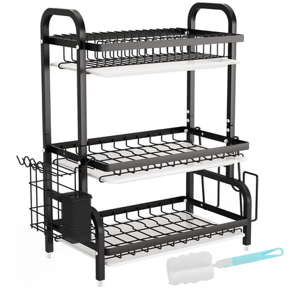 3-Tier Rust-Proof Dish Drying Rack – view 7