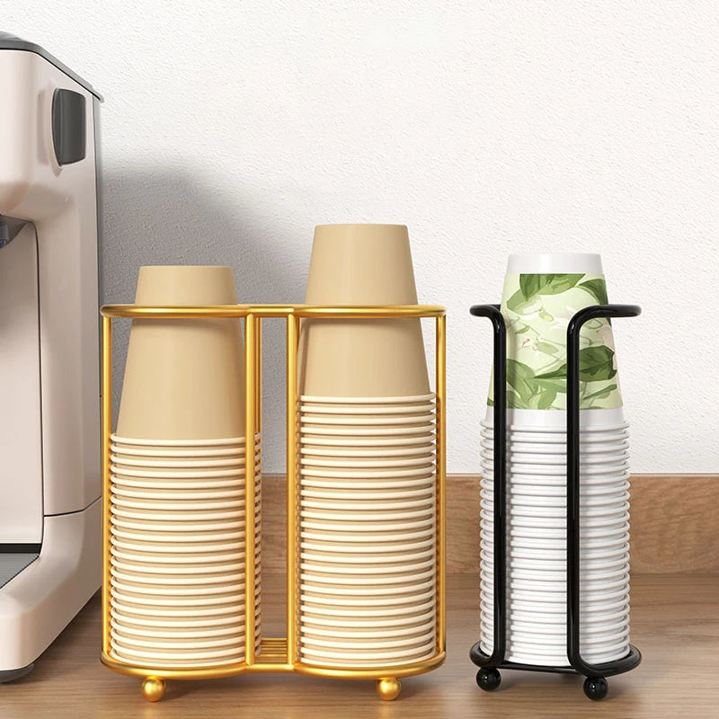 Kitchen Paper Cup Holder Picker Multifunctional Desktop Cup Storage Rack Household Coffee Cup Holder For Home Disposables Cups