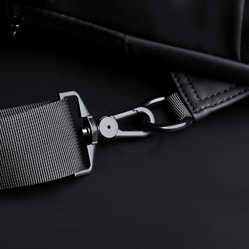Men Multifunction Anti Theft USB Shoulder Bag Man Crossbody Cross Body Travel Sling Chest Bags Pack Messenger Pack