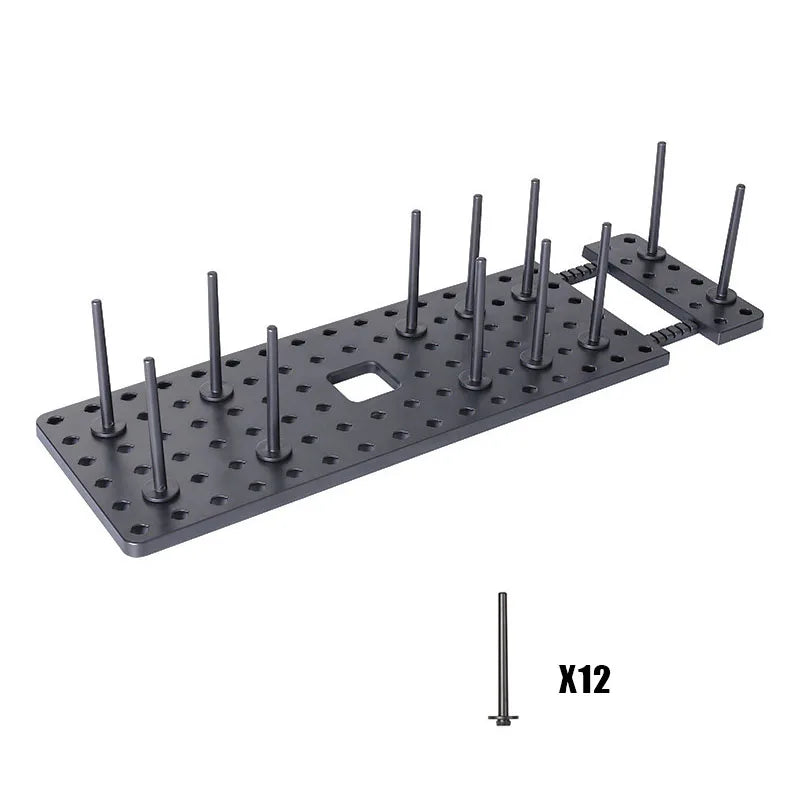 Drawer Retractable Tableware Rack  Pegboard Drawer Organizers  For Kitchen Adjustable Dish Plate Storage
