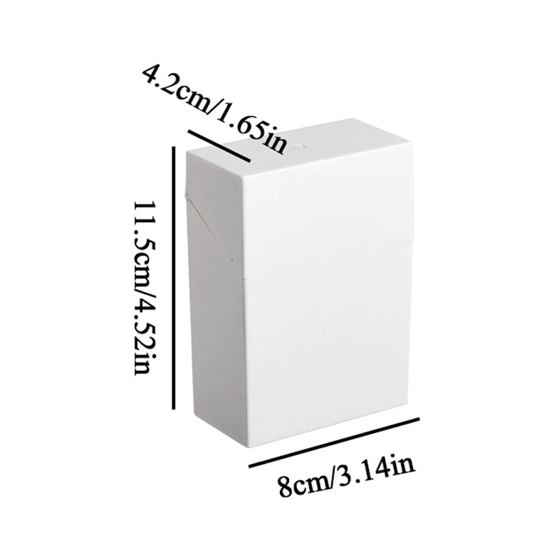 Plastic Storage Box Case Drawer Organizer Storage Box Small Compact Drawer Sorting Flip Lid Design White Photocard Holder
