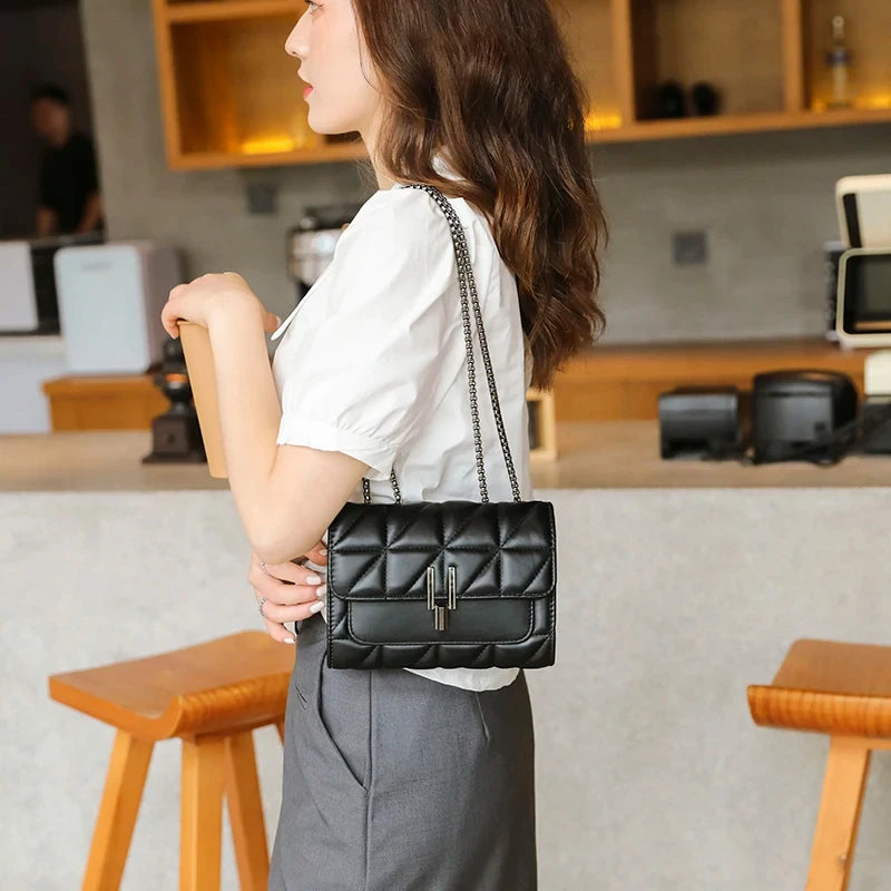 Luxury Designer Shoulder Bag Handbag Women Leather Chain Crossbody Bags For Women's Handbags Messenger Female Clutch Bags