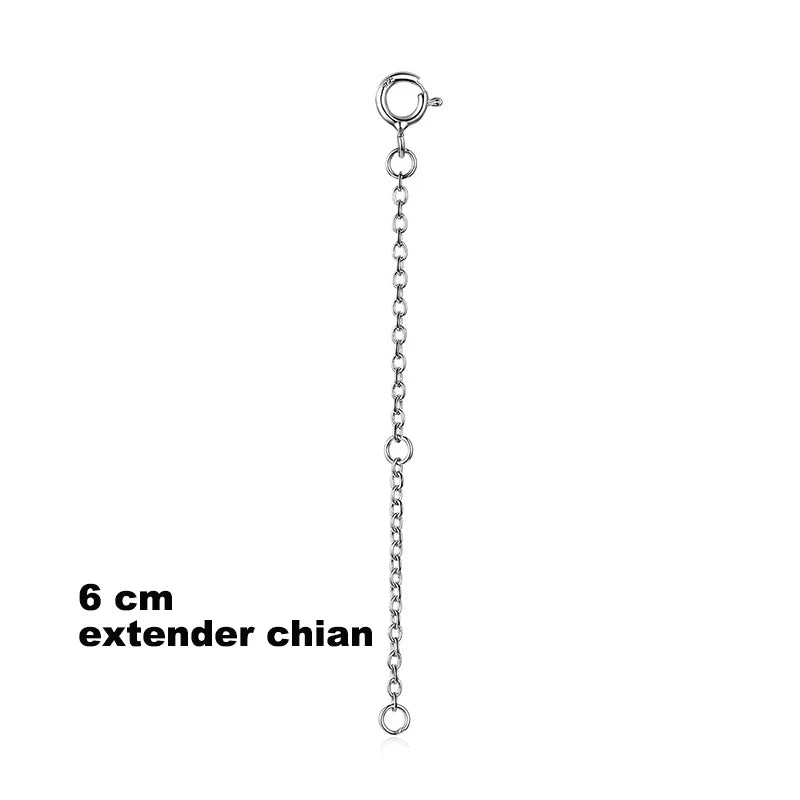 WOSTU Classic Basic Chains Solid 925 Sterling Silver O-Shaped Necklace Twisted Snake Bar Singapore Box Chain Square Links 45CM
