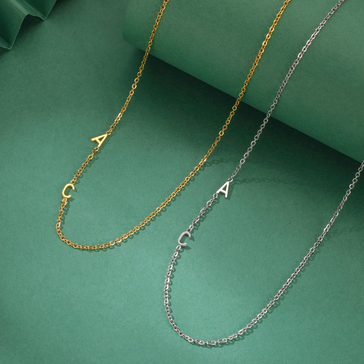 Custom Initial Letter Necklaces Choker For Women Stainless Steel A-Z Alphabet Personalized Necklace Jewelry Mother's Day Gift