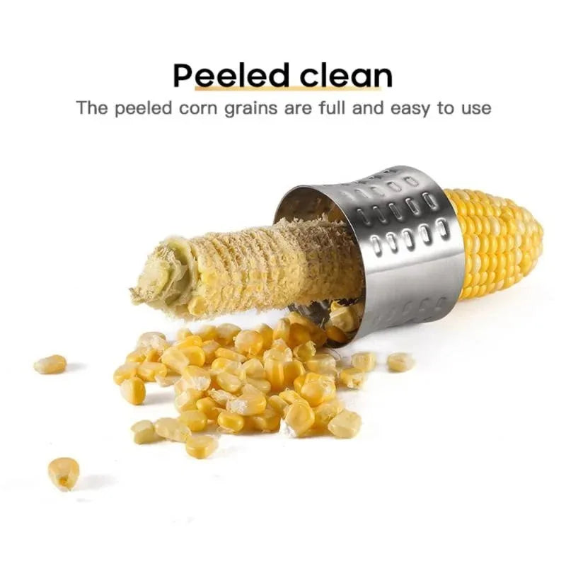 JJYY  Corn Cob Peeler Stripper Cutter Splitter Remover Thresher Stonego Kitchen Salad Tool