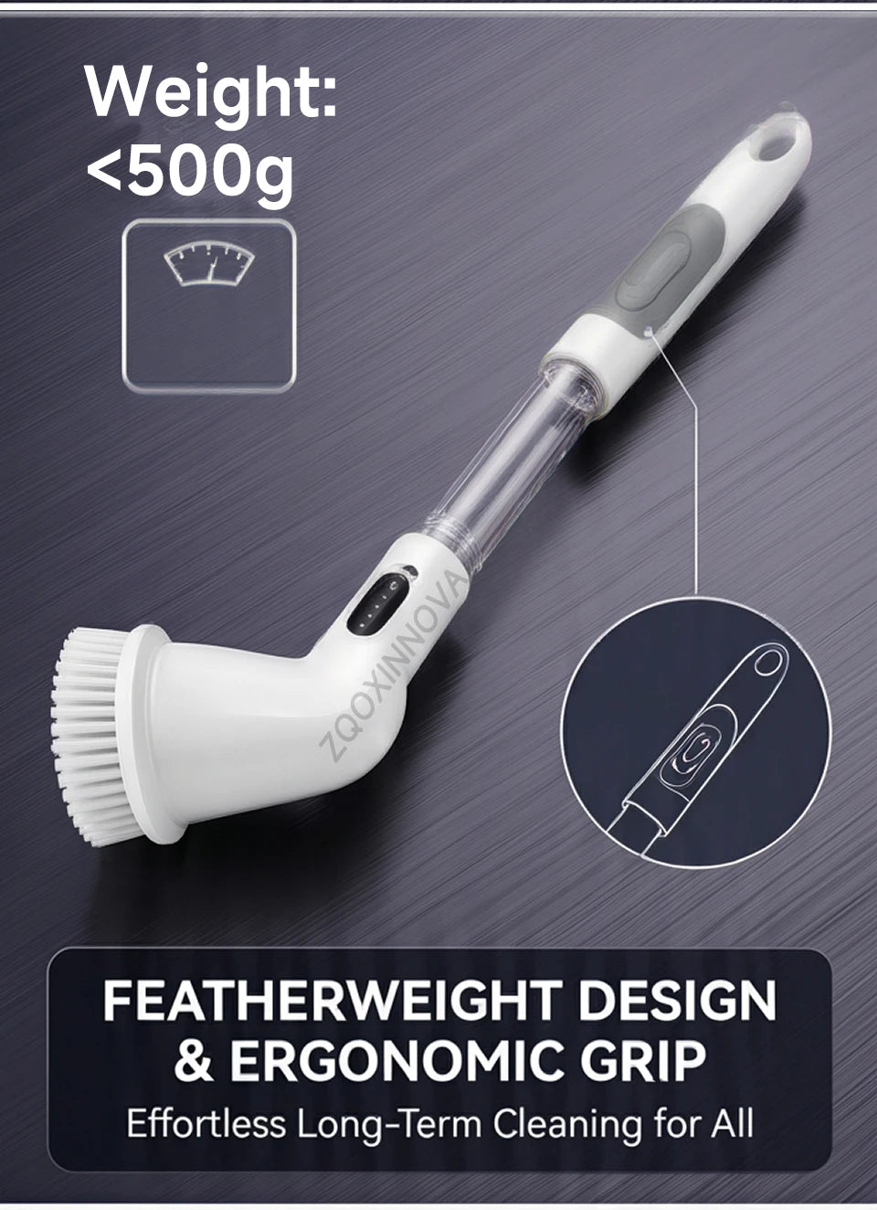Household Cordless Spin Scrubber Multipurpose Cleaning Brush  Kitchen Gadgets Hair Brushes Bathroom Broom Toilet Electric Mops
