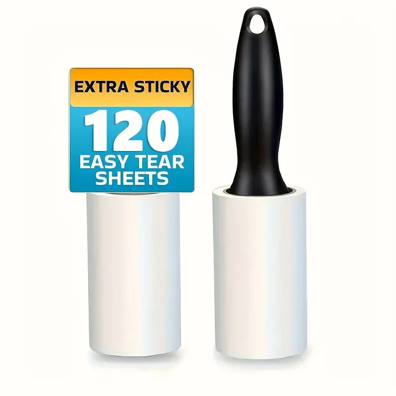 Ultra Sticky Lint Roller for Pet Hair – Removes Fur from Clothes, Furniture & Carpets – Strong Adhesive Cleaning Tool