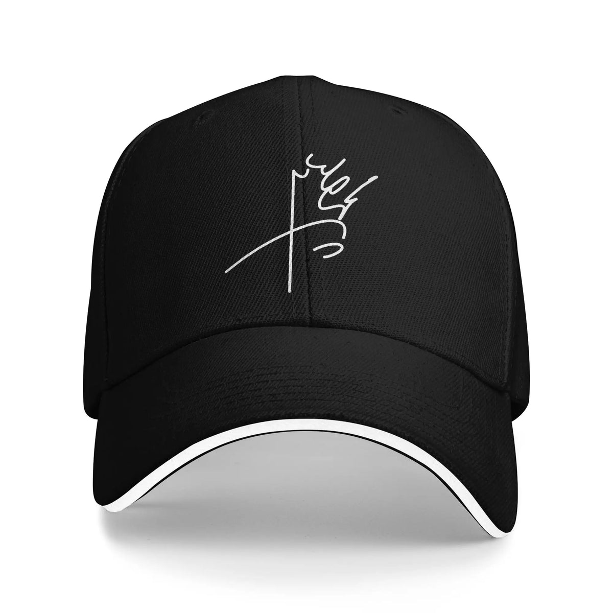 Y2K Mohammad Reza Pahlavi's signature Iran Running Baseball Caps Male  Personalized Peaked Cap Woman Pool Party Sunscreen Hat