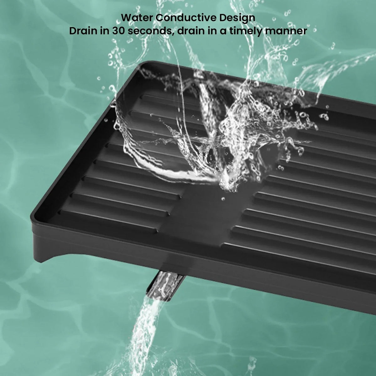 Space Saving Double Tier Dish Drying Rack Rust Resistant Metal With Drain Tray Easy Assemble Kitchen Tableware Holder