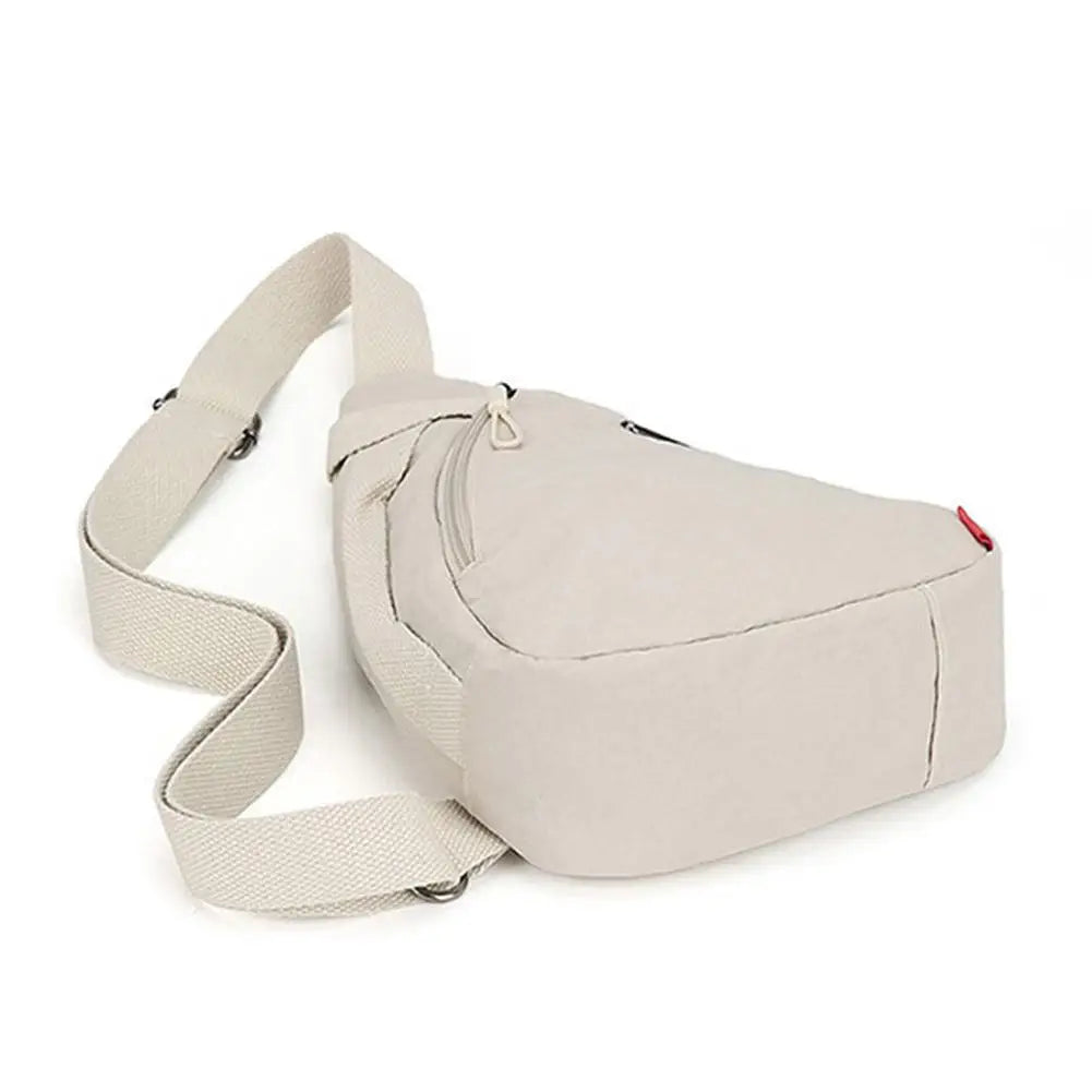 Unisex Sports Casual Crossbody Bag Fashionable Large-capacity Cycling Bag  Chest Bag Portable Shoulder Bag Sporty Phone Bag