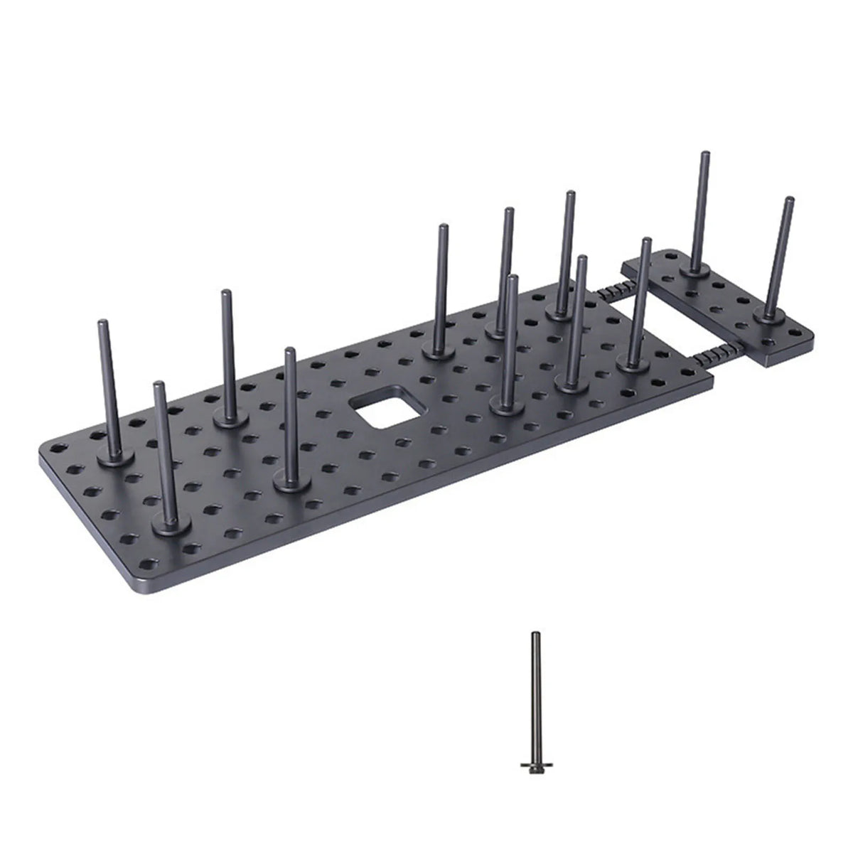 Drawer Retractable Tableware Rack  Pegboard Drawer Organizers  For Kitchen Adjustable Dish Plate Storage