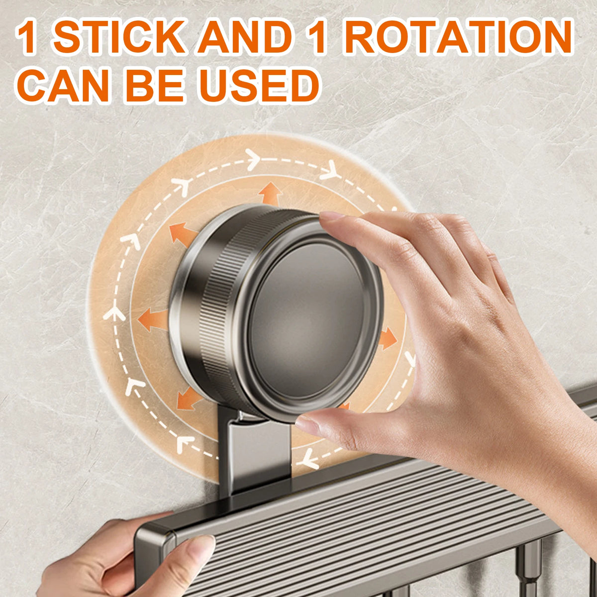 Multi-Purpose Suction Cup Hooks 6/8/10 Aluminum Bathroom Towel Rack Strong Load-Bearing White Grey Kitchen Storage Hook