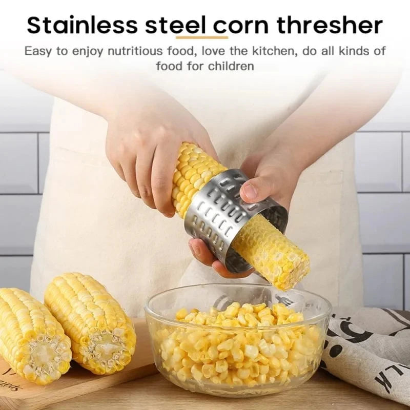 JJYY  Corn Cob Peeler Stripper Cutter Splitter Remover Thresher Stonego Kitchen Salad Tool