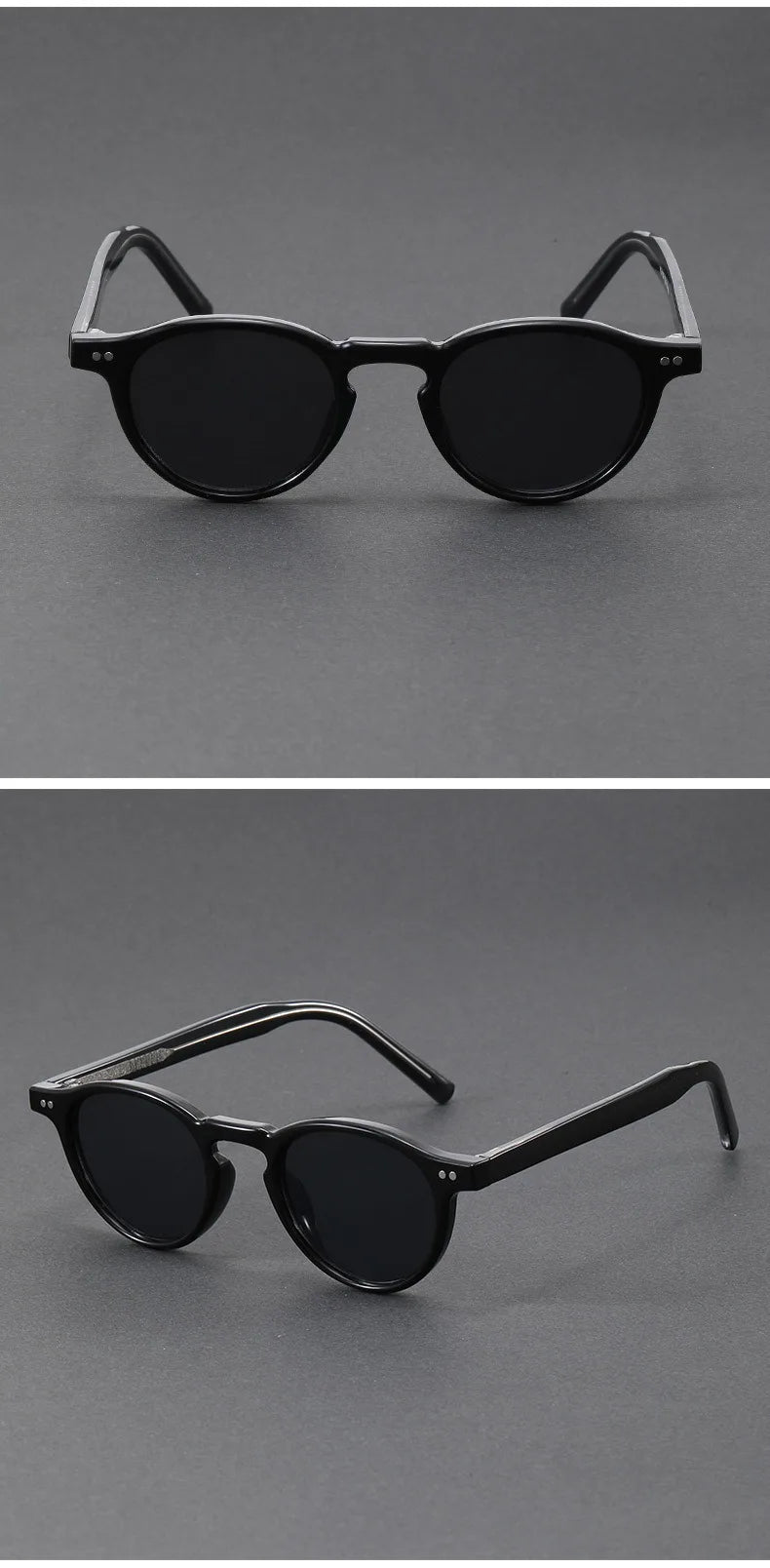 Polarized Sunglasses Men TR90 Frame Acetate Fashion Sun Glasses Women Unisex Trend Decoration European Style Grey Brown