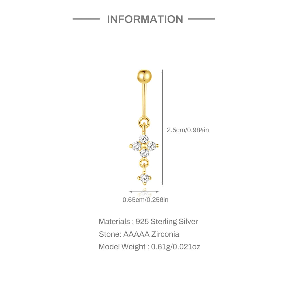 CANNER Pendientes Plata 925 Piercing Stud Earrings For Women Cubic Zirconia 925 Sterling Silver Cartilage Earring Jewerly 1pc