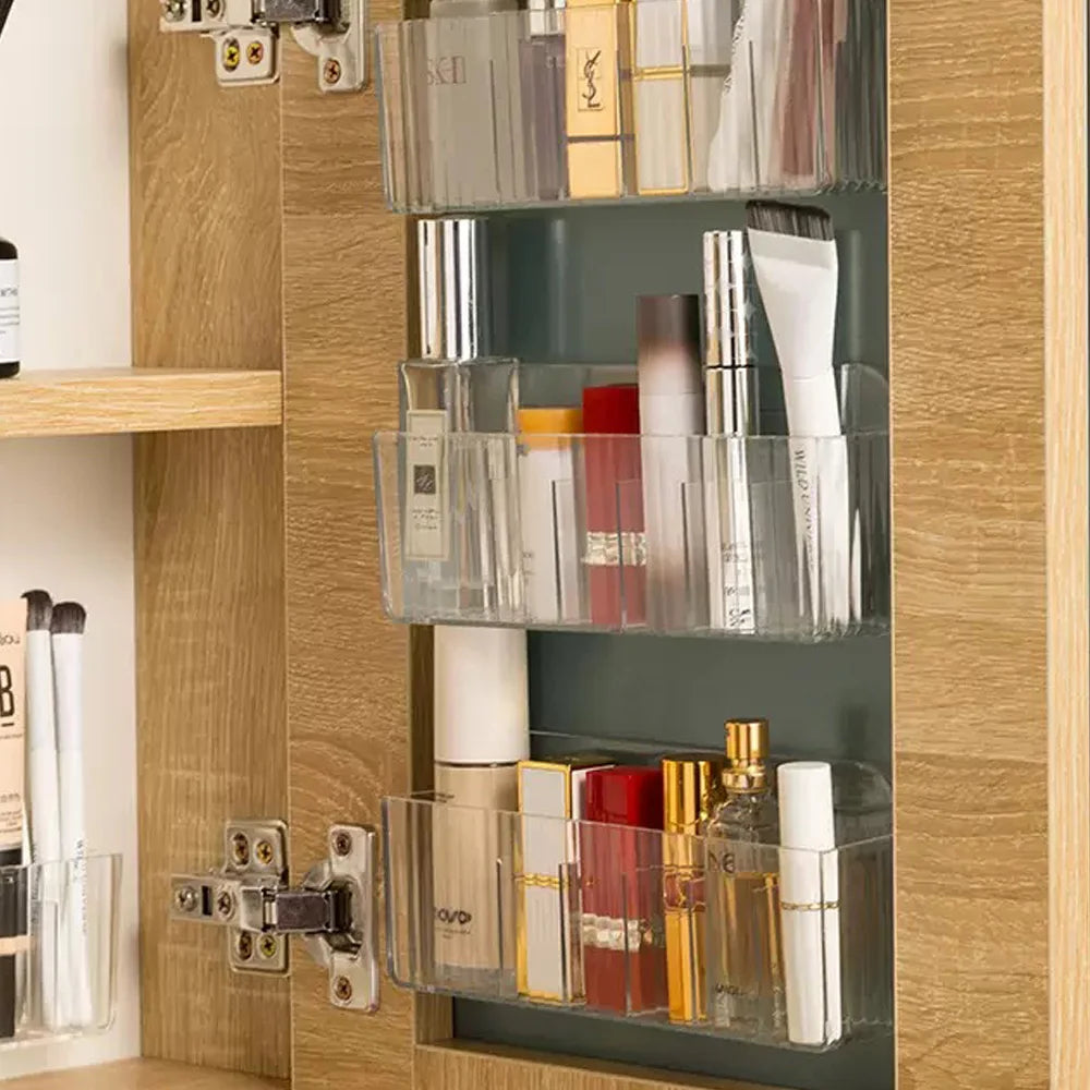 1 piece - Multi functional wall mounted storage box - suitable for storing daily medicines, cosmetics, lipstick, etc