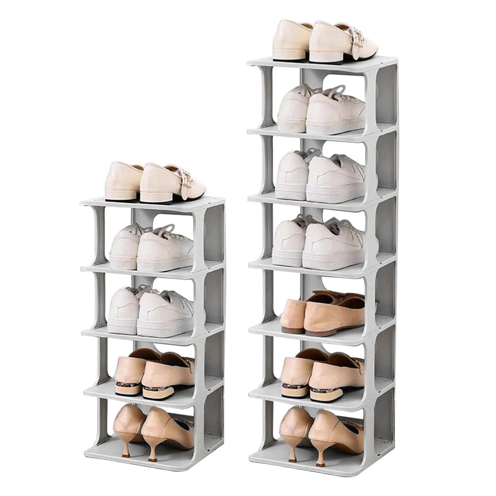 【Breeins】4/6-Tier Stackable Shoes Rack For Entryway Shoes Storage Organizer Shelf Home Decoration