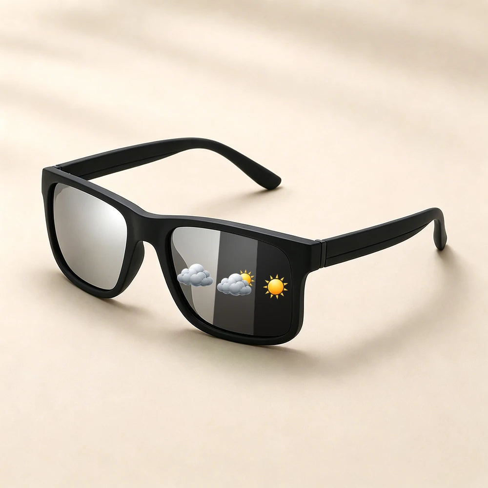 Matte Polarized Sunglasses Men Women UV400 Square Driving Sun Glasses Outdoor Sport Fishing Travel Eyewear Durable Hinge
