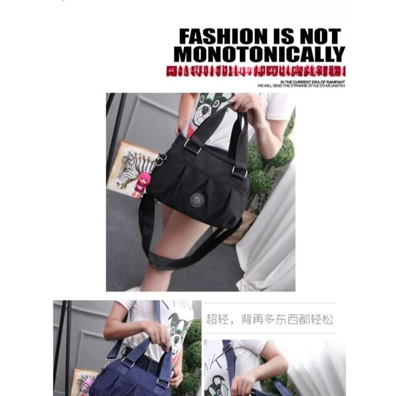 New style trendy nylon oxford cloth bag casual one-shoulder slant straddle women's small bag crossbody bag