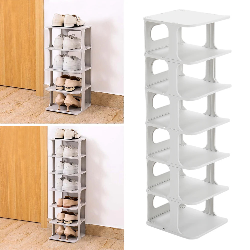 【Breeins】4/6-Tier Stackable Shoes Rack For Entryway Shoes Storage Organizer Shelf Home Decoration