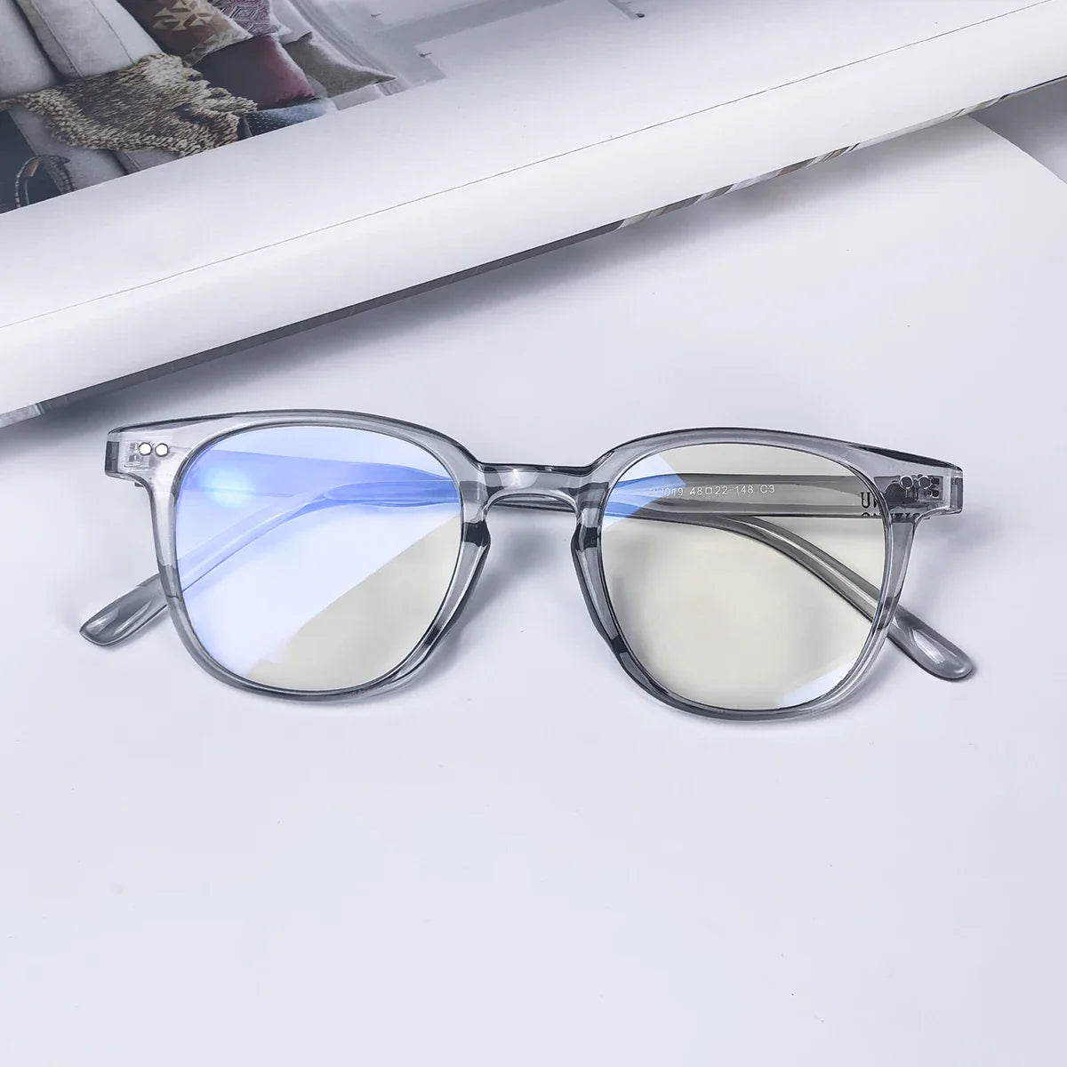 SHINU Red Lens Glasses Women Sleep Better Blue Light Blocking Glasses for Long Screen Time Orange Lens Glasses Gaming Eyewear
