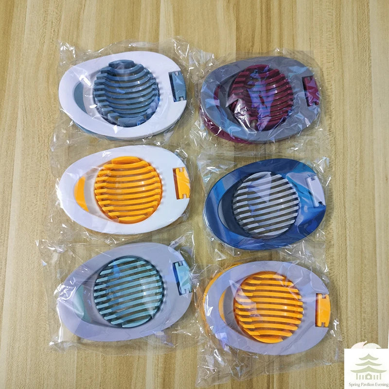 1pc Stainless Steel Multi-purpose Egg Cutter Light and Convenient Creative Egg Slicer Egg Divider Kitchen Accessory