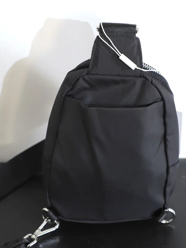 Adjustable Crossbody Chest Bag Travel Single Shoulder Bag Multifunctional Sling Bag Polyester Zipper Closure Casual Leisure