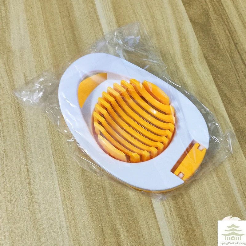 1pc Stainless Steel Multi-purpose Egg Cutter Light and Convenient Creative Egg Slicer Egg Divider Kitchen Accessory