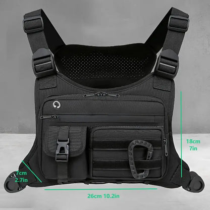 Running & Cycling Chest Pack Rig – view 2