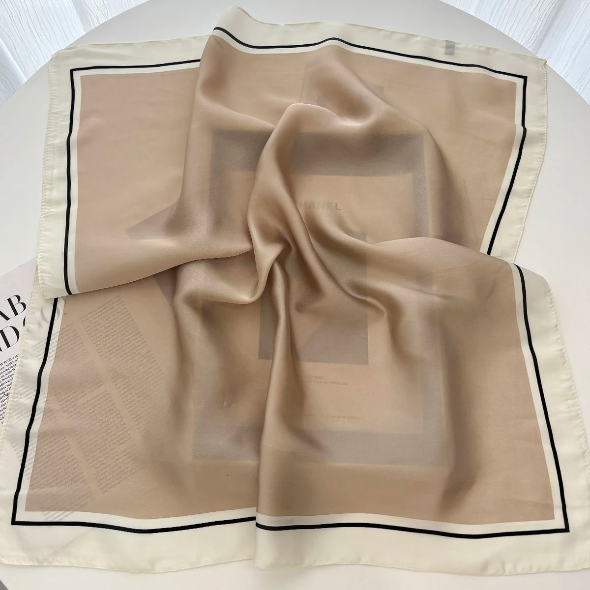 1PC Solid Color Square Scarf Women Luxury Beach Scarf Fashion Lady Hair Head Bandana Wraps Female Neckerchief Hijab Shawl